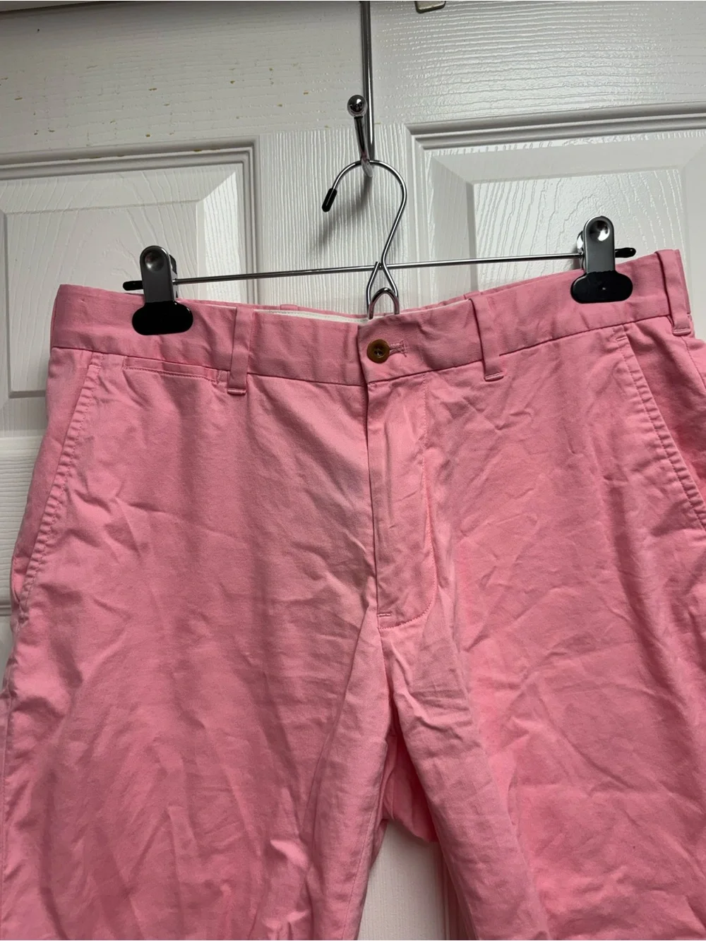 Polo Golf Ralph Lauren Men's Pink Cotton Twill Stretch Chino Shorts Size 30